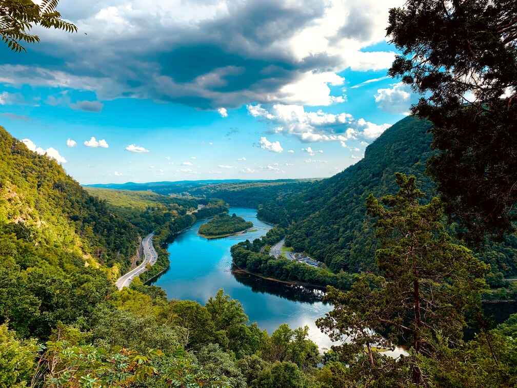The Delaware Water Gap, Monroe County, Pennsylvania